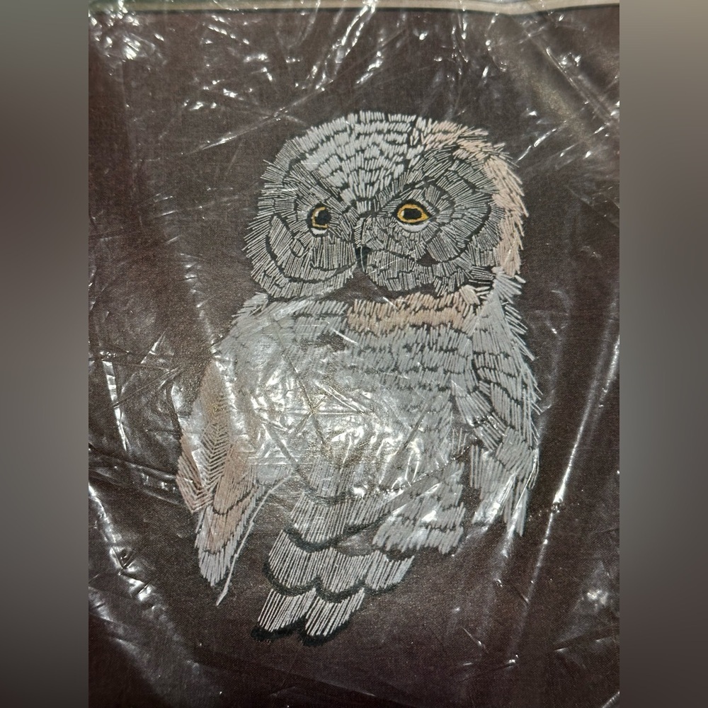 Vintage Bucilla Snowy Owl Needlecraft Kit #3341